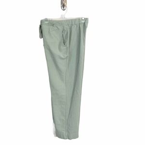 Soft Surroundings Linen Wide Leg Cropped Pant